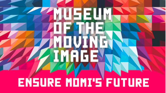 graphic image that shows the Museum logo with the words  Ensure MoMI's Future underneath